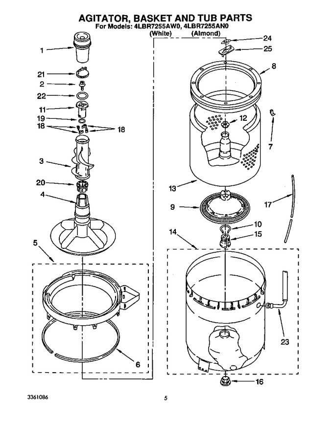 Diagram for 4LBR7255AW0