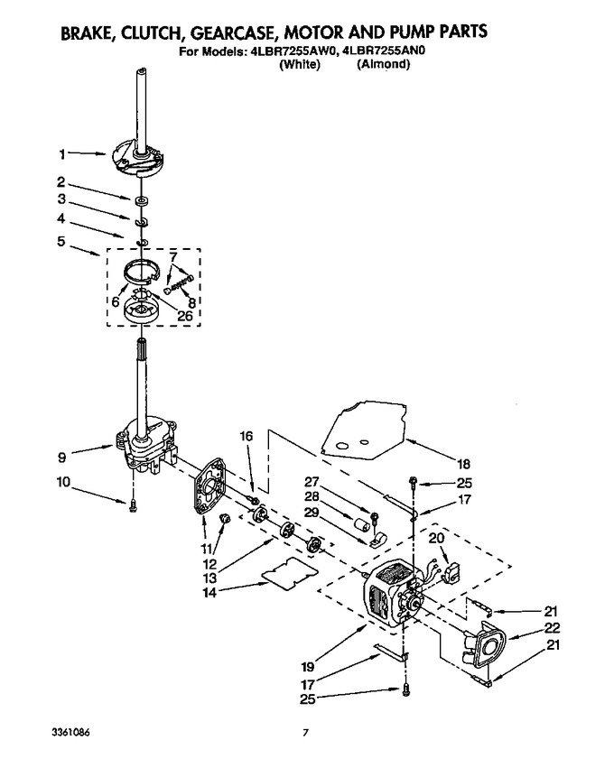 Diagram for 4LBR7255AW0