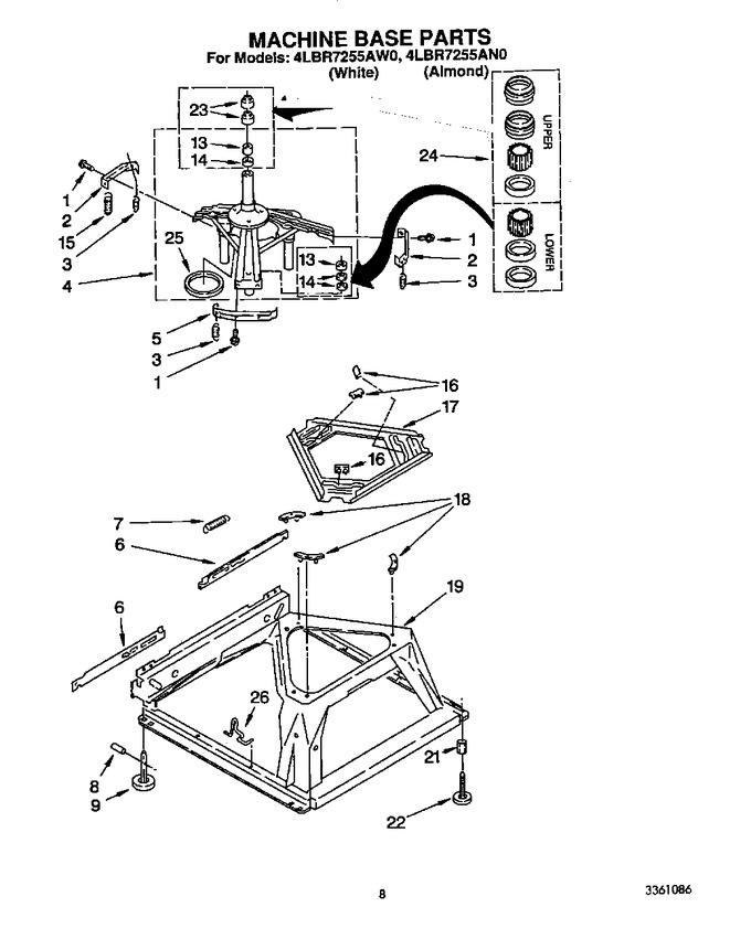 Diagram for 4LBR7255AW0