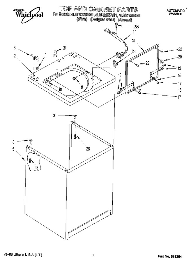 Diagram for 4LBR7255AW1