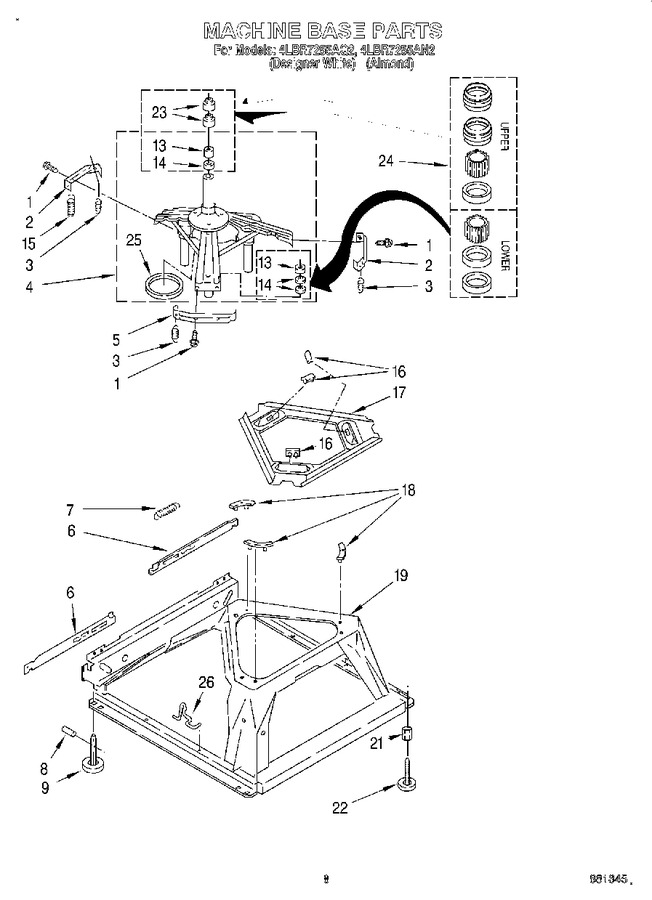 Diagram for 4LBR7255AN2