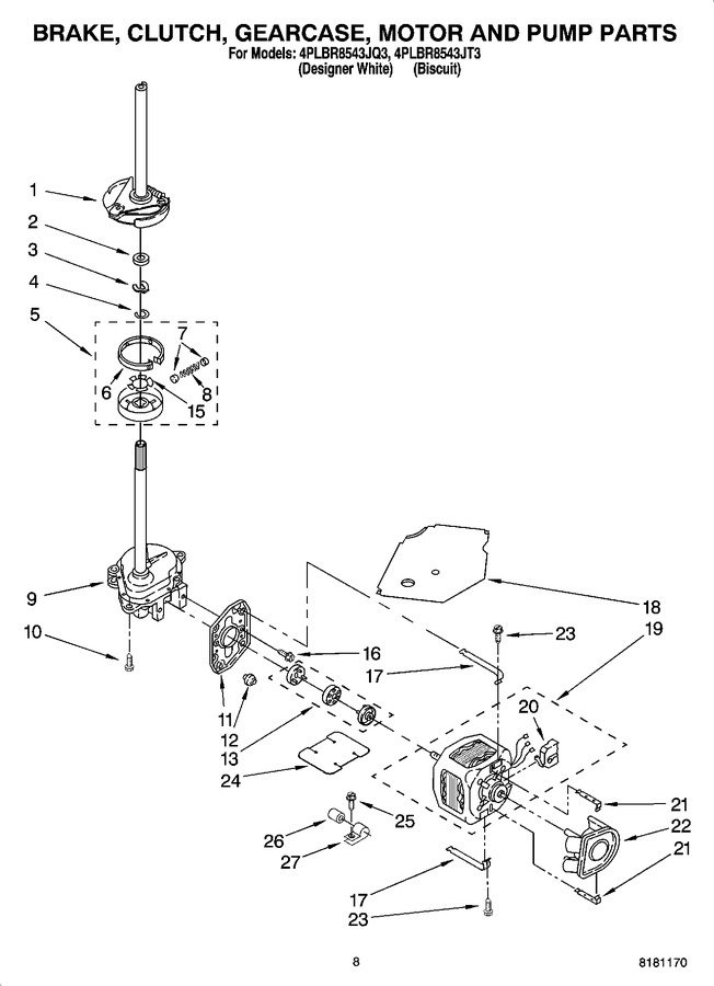 Diagram for 4PLBR8543JT3