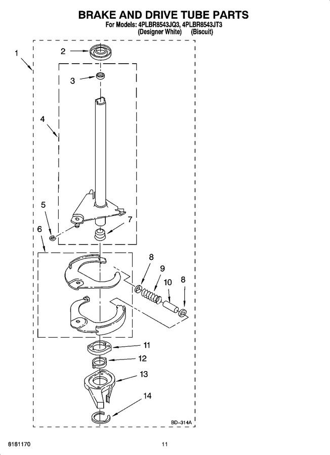 Diagram for 4PLBR8543JQ3