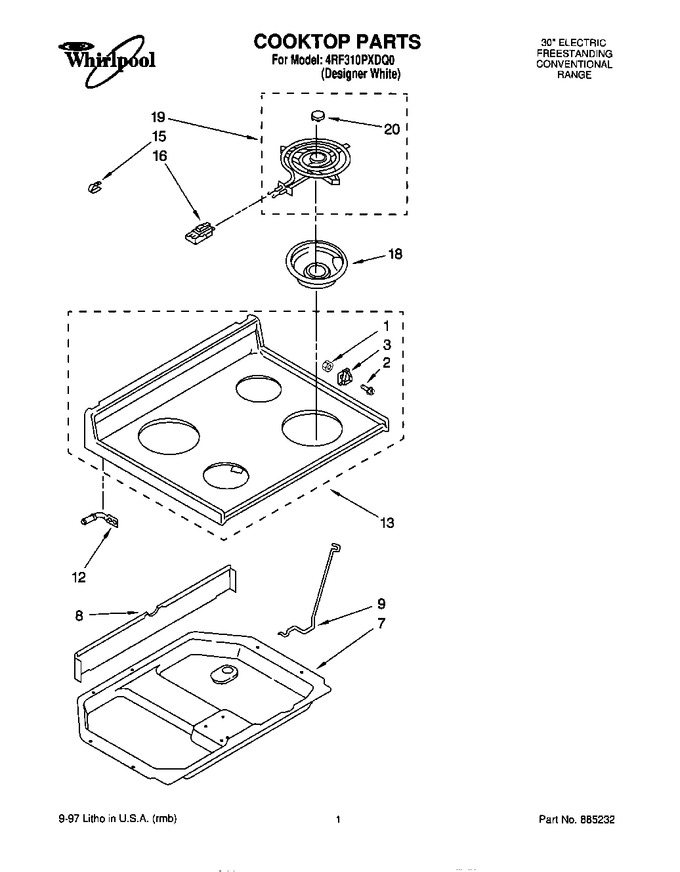 Diagram for 4RF310PXDQ0