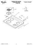 Diagram for 01 - Cooktop Parts