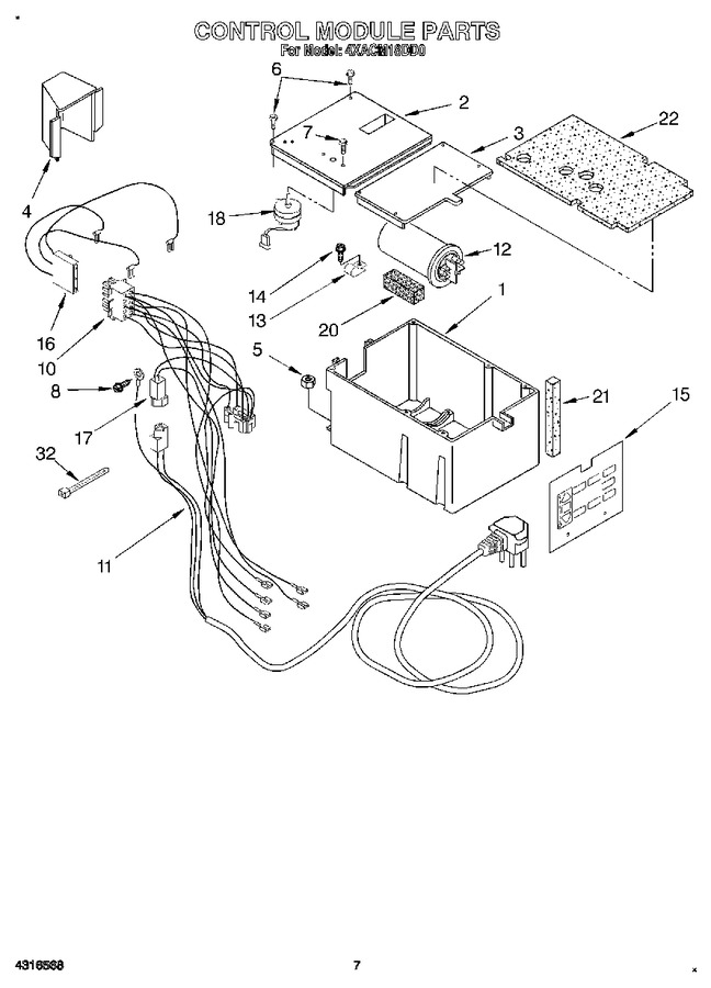Diagram for 4XACM18DD0