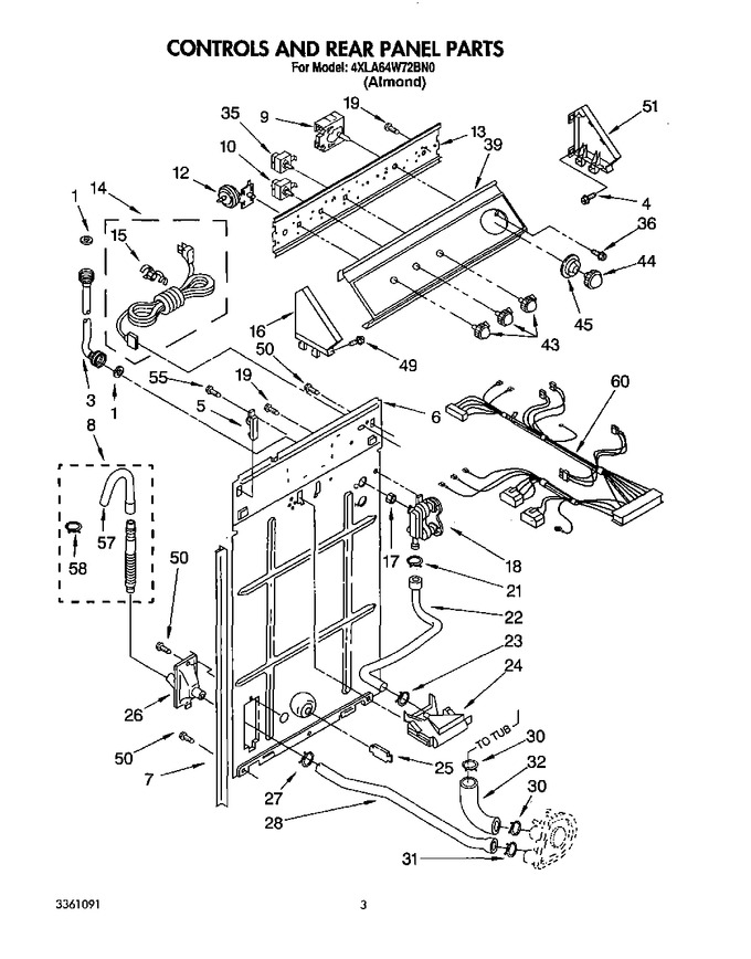 Diagram for 4XLA64W72BN0