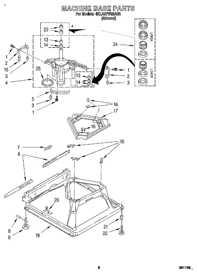 Diagram for 4XLA87W92AN1