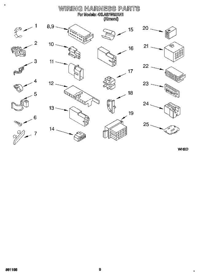 Diagram for 4XLA87W92AN1