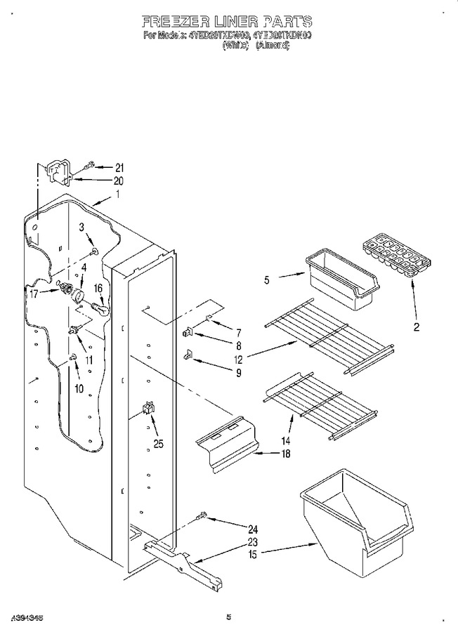 Diagram for 4YED20TKDN00