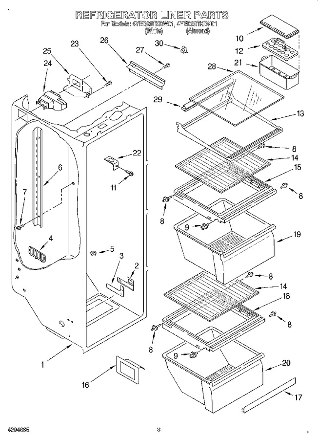 Diagram for 4YED20TKDN01