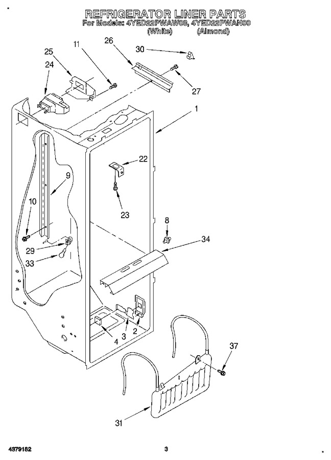 Diagram for 4YED22PWAW00