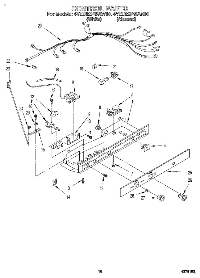 Diagram for 4YED22PWAW00