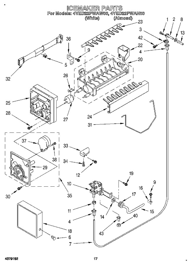 Diagram for 4YED22PWAW00