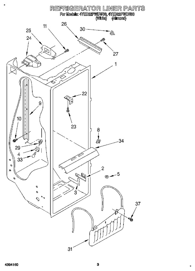 Diagram for 4YED22PWDN00