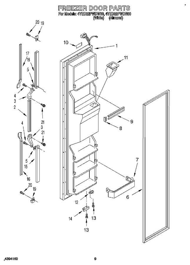 Diagram for 4YED22PWDN00