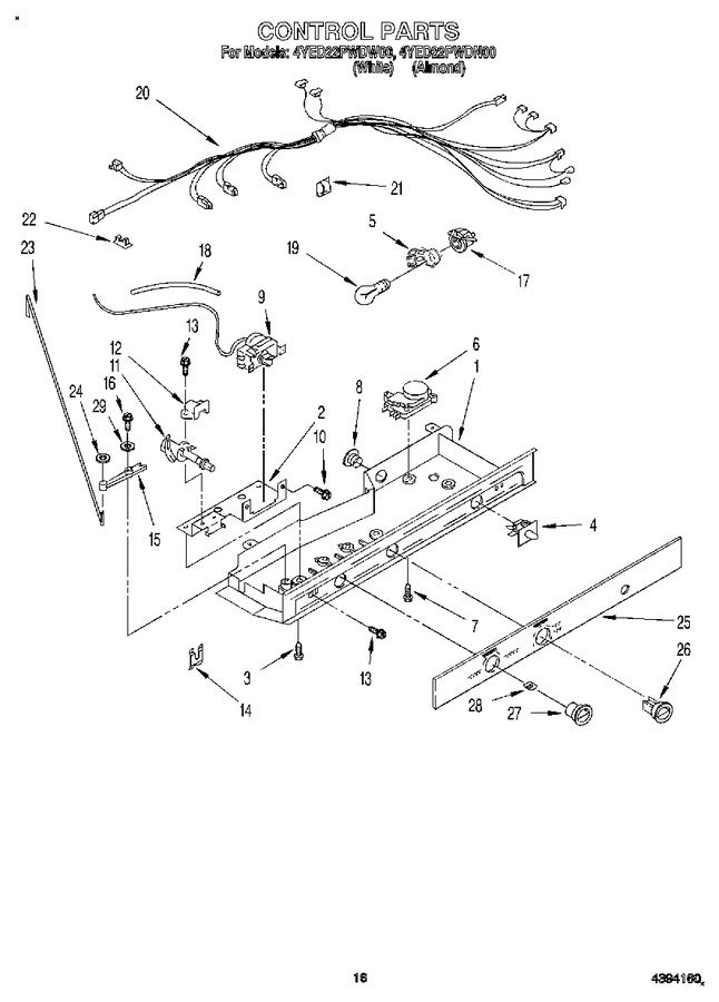 Diagram for 4YED22PWDN00