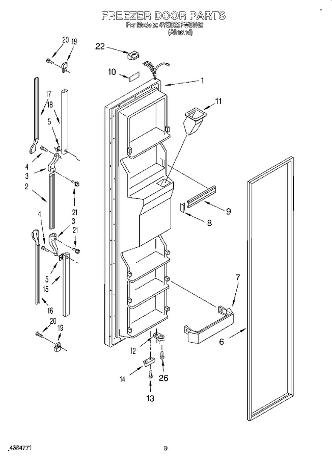 Diagram for 4YED22PWDN02