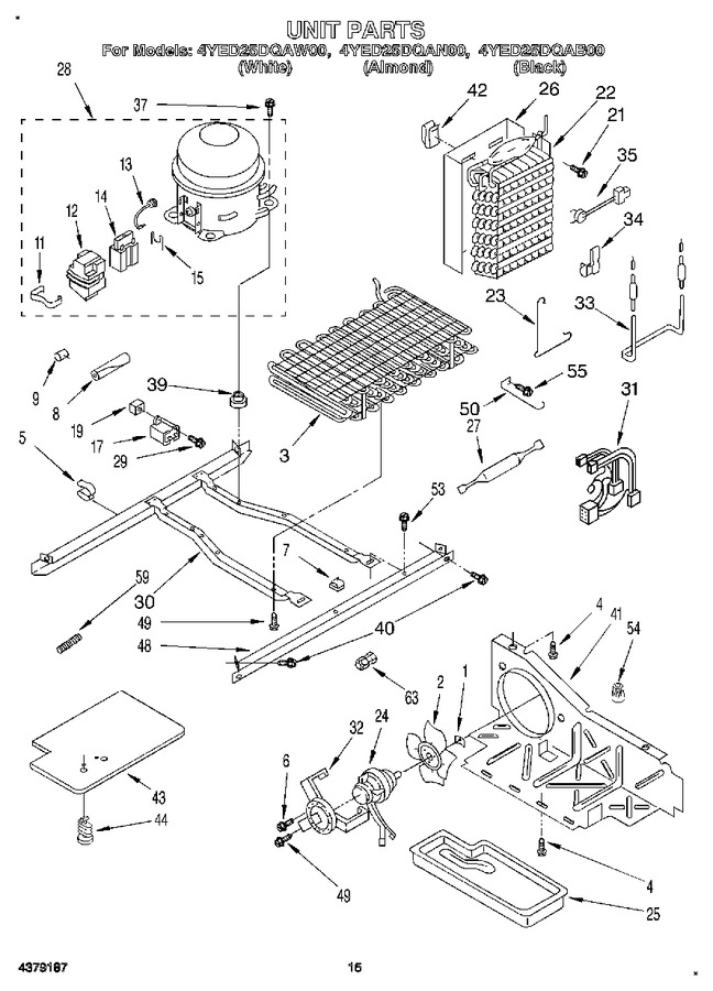 Diagram for 4YED25DQAB00