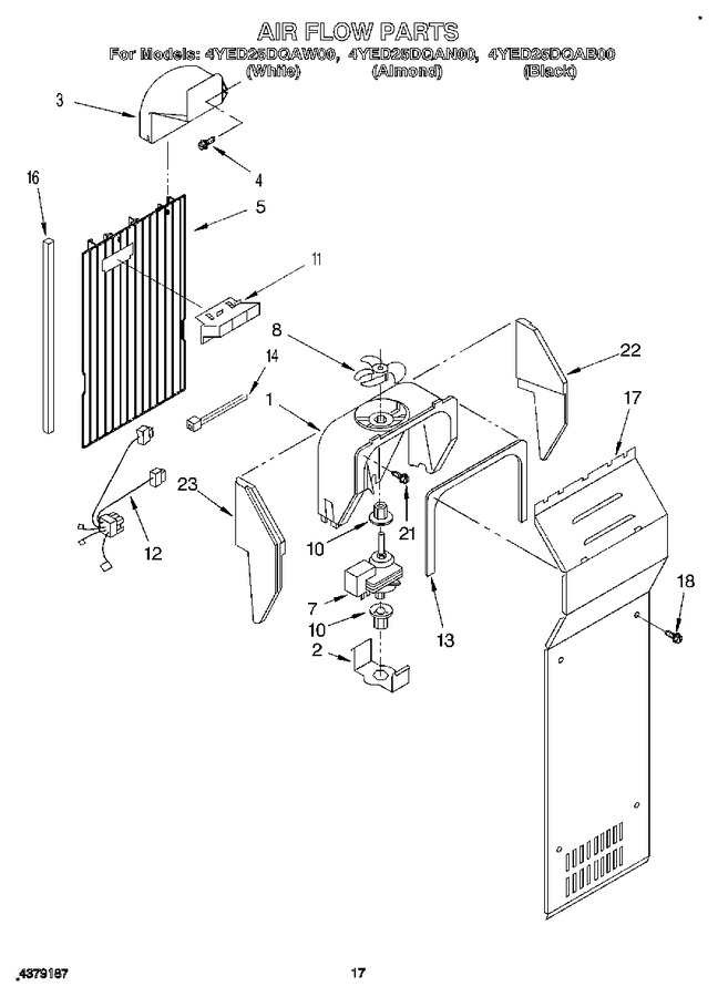 Diagram for 4YED25DQAB00