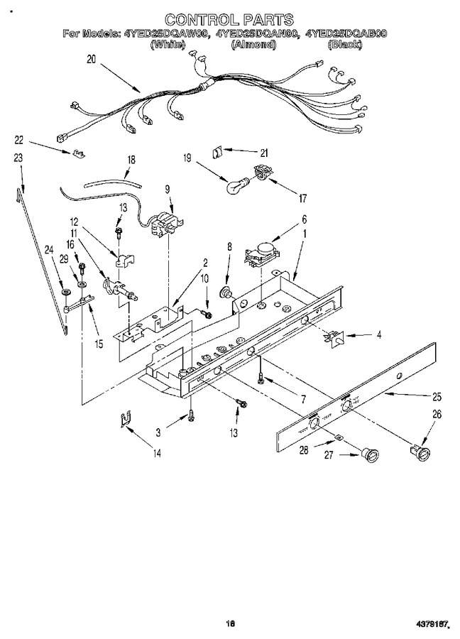 Diagram for 4YED25DQAB00
