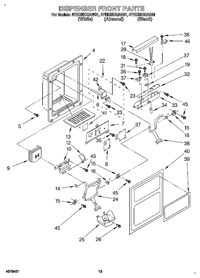 Diagram for 4YED25DQAB01