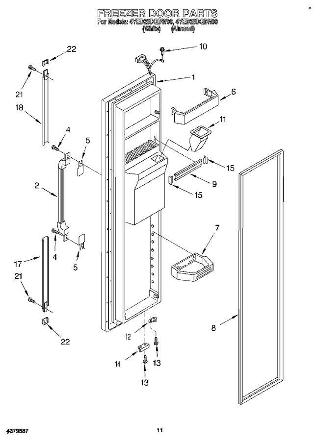 Diagram for 4YED25DQDW00
