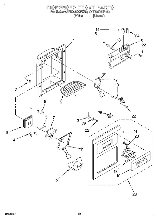 Diagram for 4YED25DQFN00