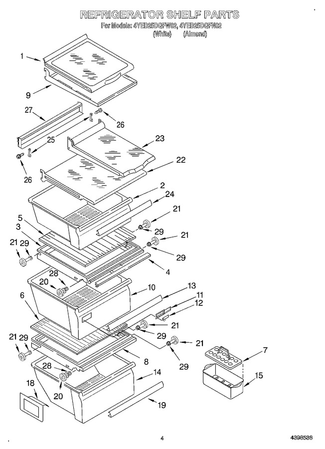 Diagram for 4YED25DQFW02