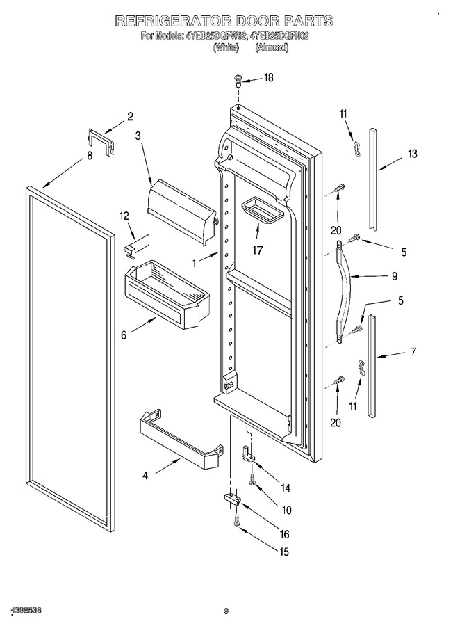 Diagram for 4YED25DQFW02