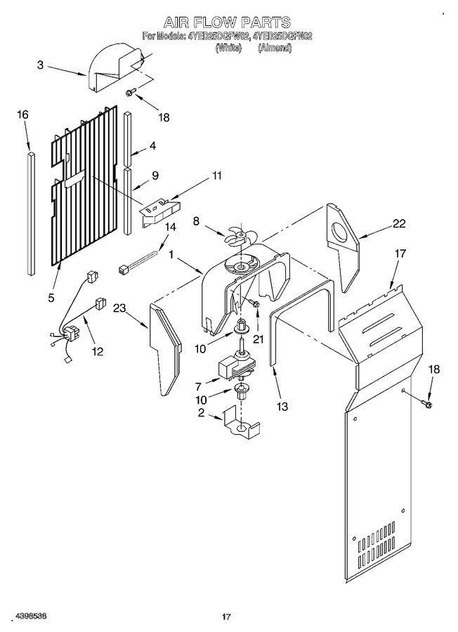 Diagram for 4YED25DQFW02