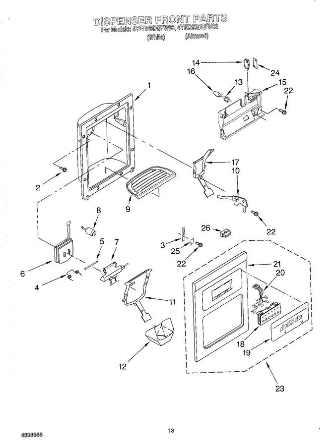 Diagram for 4YED25DQFN03