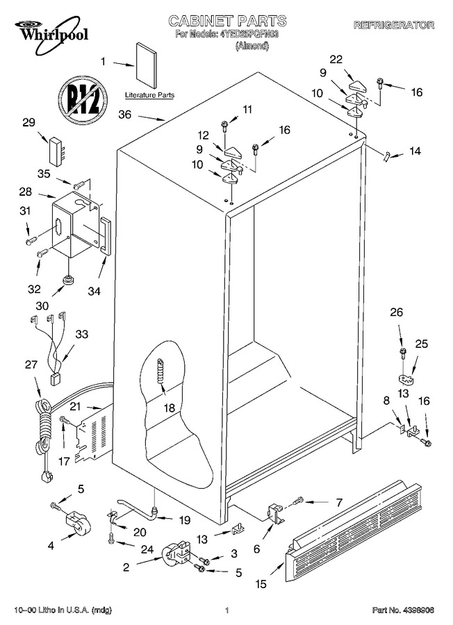 Diagram for 4YED25PQFN03