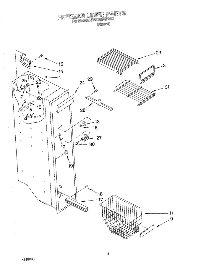 Diagram for 4YED25PQFN03