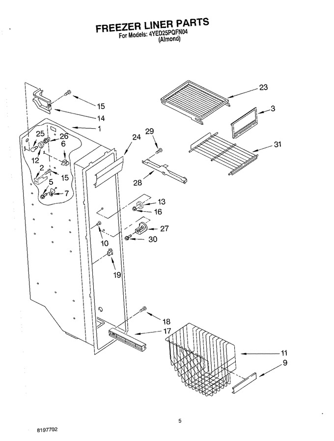 Diagram for 4YED25PQFN04