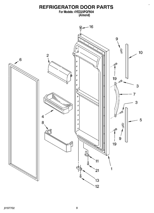 Diagram for 4YED25PQFN04