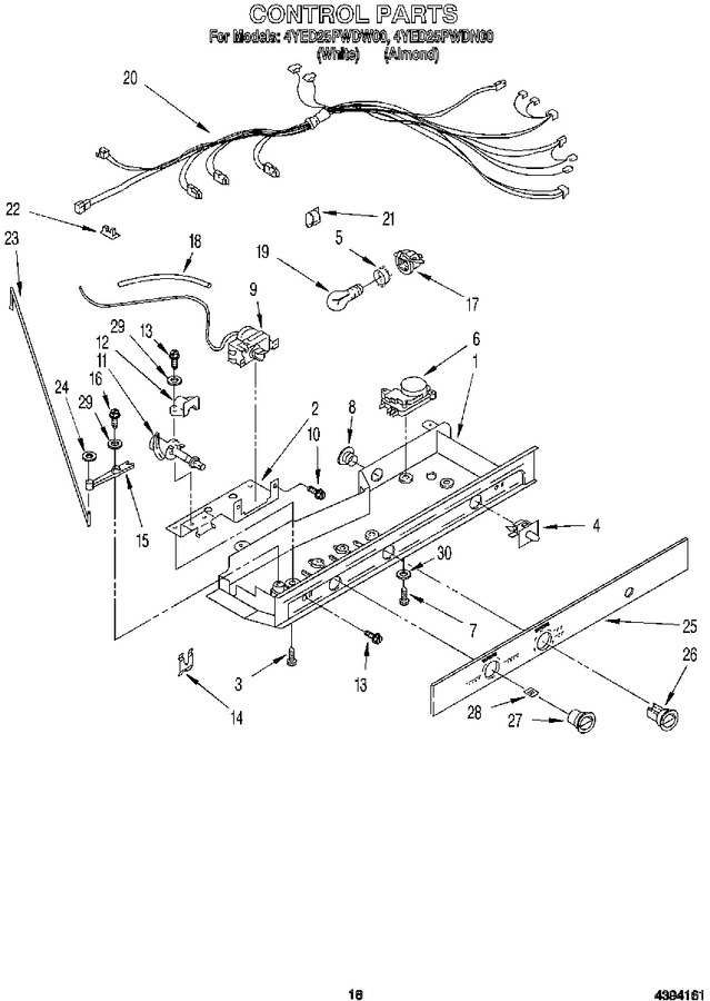 Diagram for 4YED25PWDW00