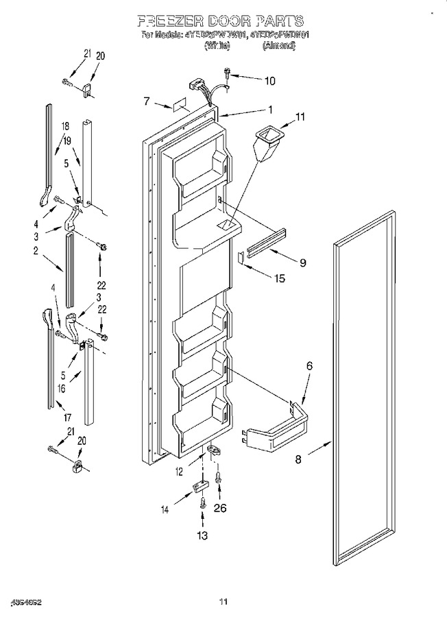 Diagram for 4YED25PWDN01