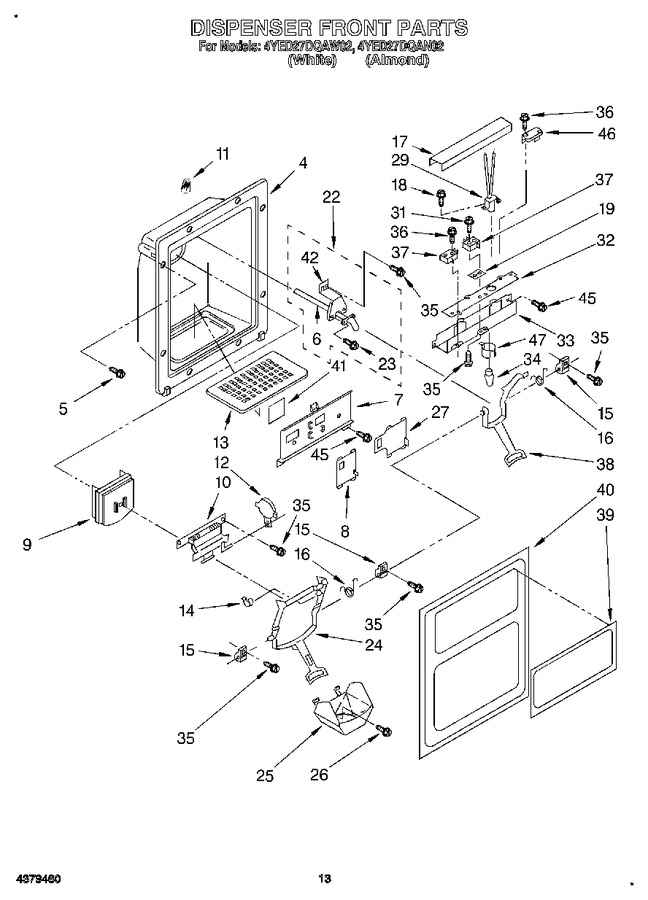 Diagram for 4YED27DQAW02