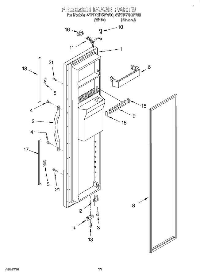 Diagram for 4YED27DQFW00