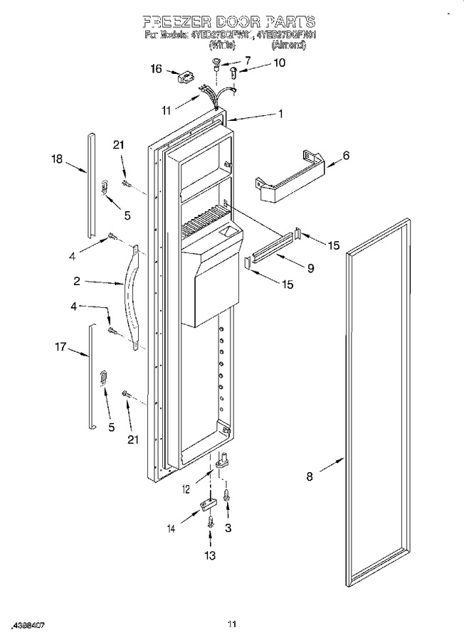 Diagram for 4YED27DQFW01