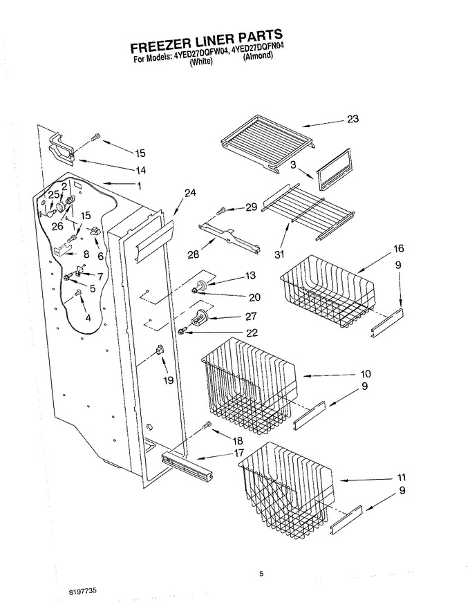 Diagram for 4YED27DQFN04