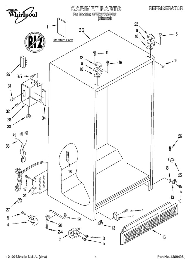 Diagram for 4YED27PQFN02