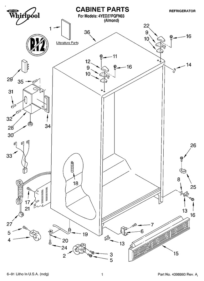 Diagram for 4YED27PQFN03