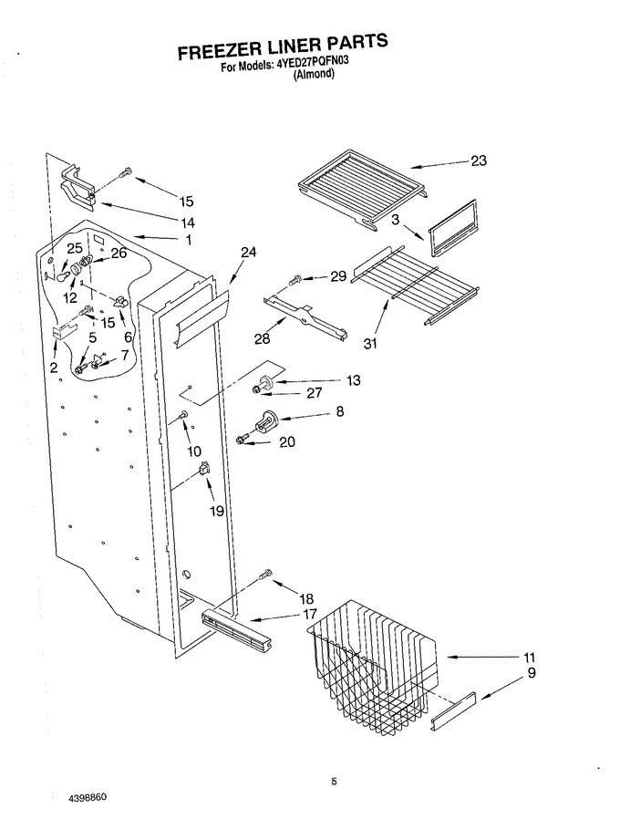 Diagram for 4YED27PQFN03