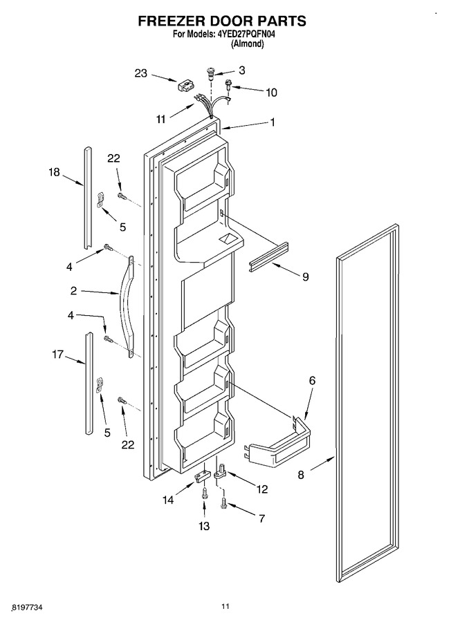 Diagram for 4YED27PQFN04