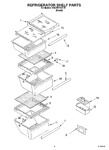 Diagram for 03 - Refrigerator Shelf Parts