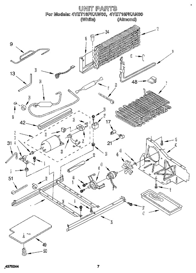 Diagram for 4YET18PKAW00