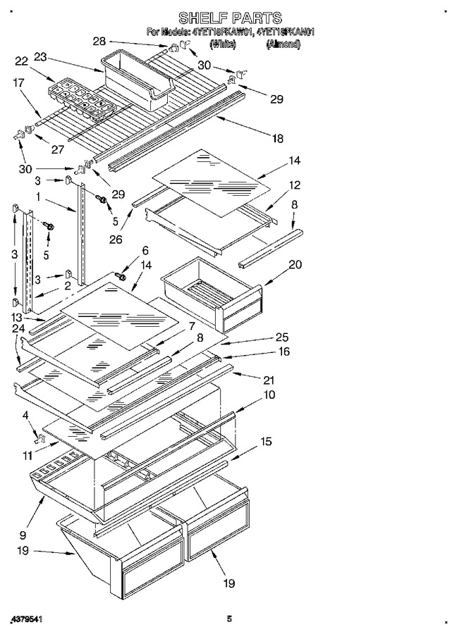 Diagram for 4YET18PKAW01