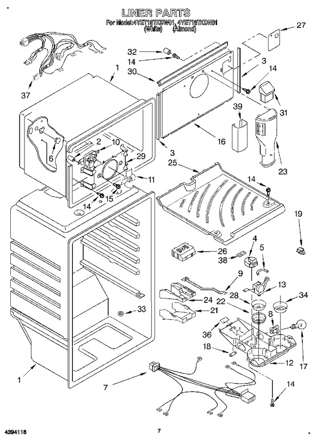 Diagram for 4YET18TKDW01
